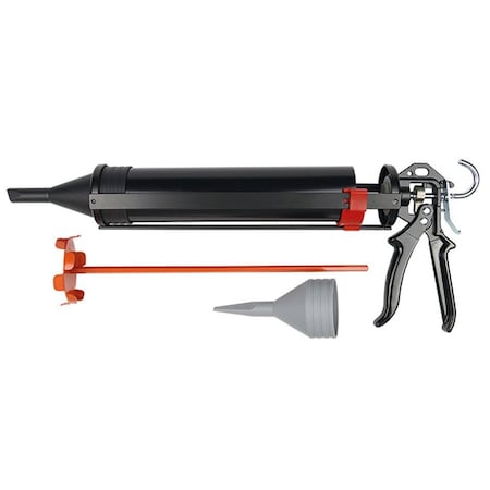 Irion-America Manual Mortar Caulking Gun, Black/Red 901116